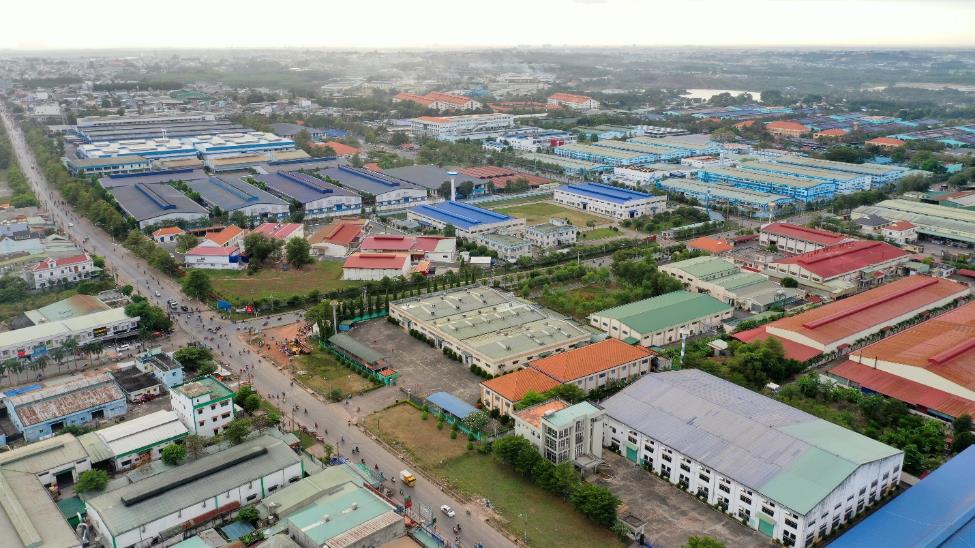 Khu công nghiệp Sông Mây quy mô 473ha, một trung tâm công nghiệp thuộc “tam giác vàng” Biên Hòa - Thống Nhất - Vĩnh Cửu