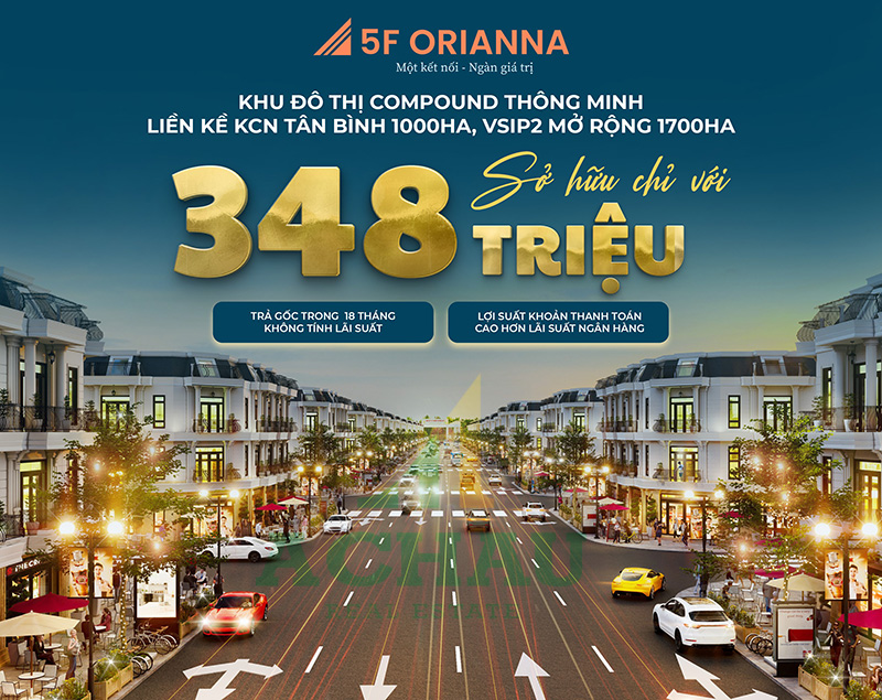 Dự án 5F Orianna - Địa Ốc Á Châu