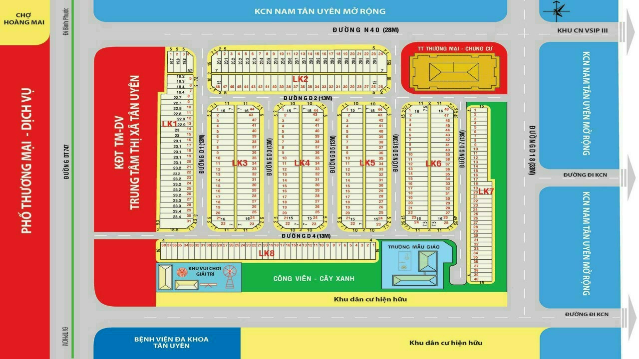 Bán đất ngay BV đa khoa tân uyên, sổ sẵn, tc 100%