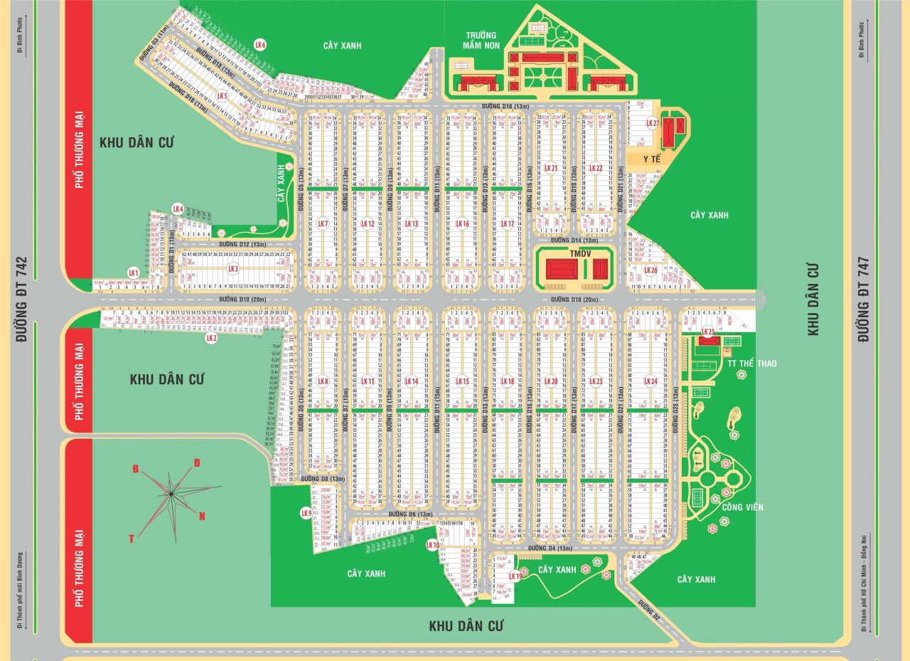 BÁN LÔ ĐẤT MT ĐT 742 NGAY CỔNG SAU VSIP2 MỞ RỘNG GIÁ RẺ BÈO 120M2